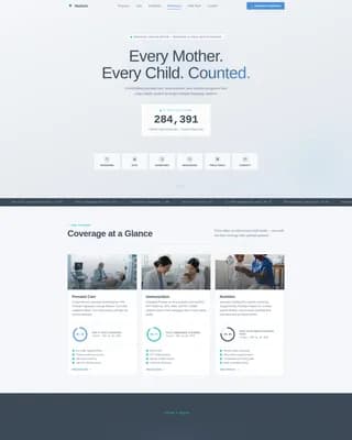 Public Health Department Specialist Professional Website Template