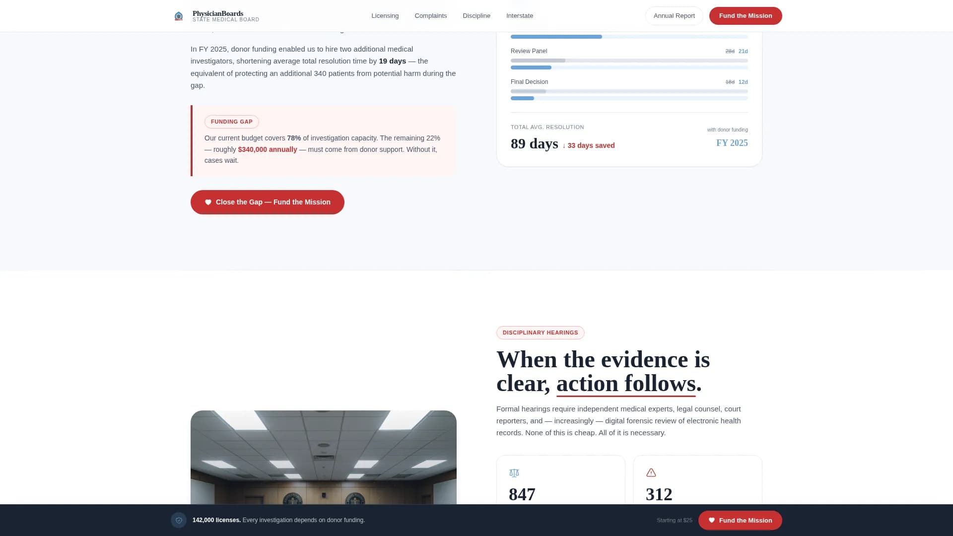 Regulatory & Licensing Professional Website Template