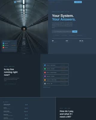 Public Transportation FAQ Website Template