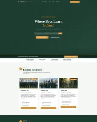 Military & Defense Professional Website Template