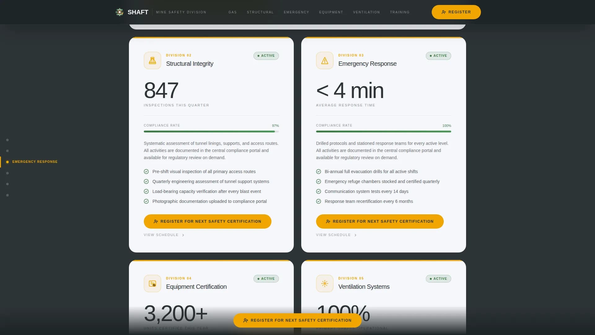 Land & Environmental Agency Booking Website Template