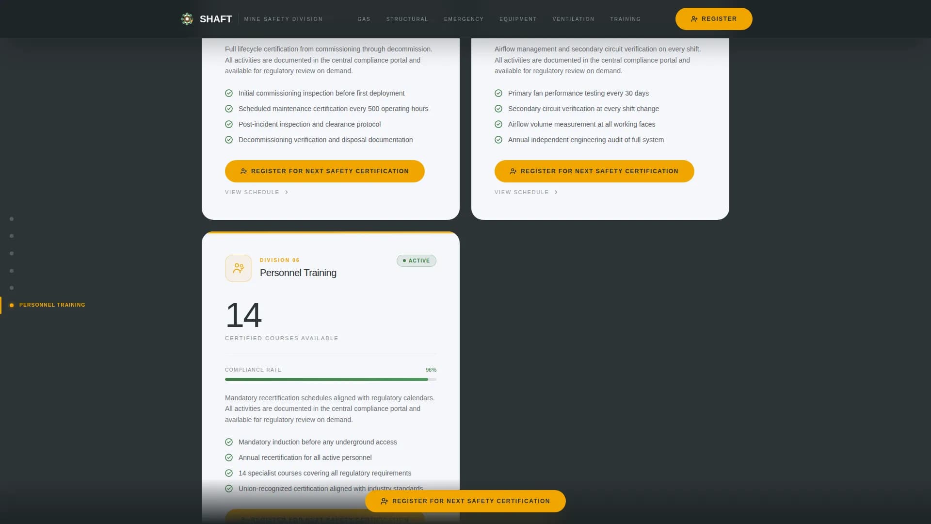 Land & Environmental Agency Booking Website Template