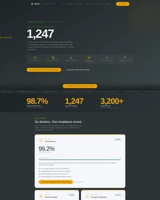 Land & Environmental Agency Booking Website Template