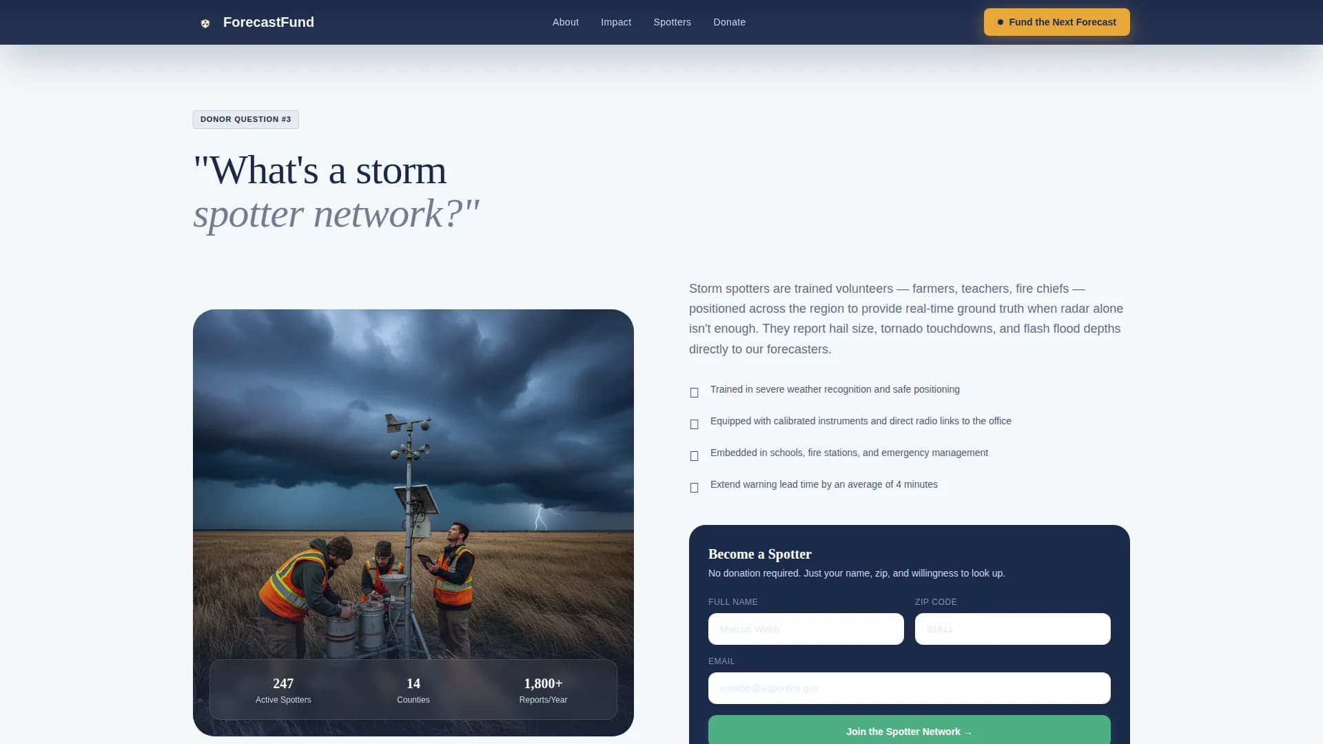 Alert — Disaster Relief Fundraising Landing Page Template
