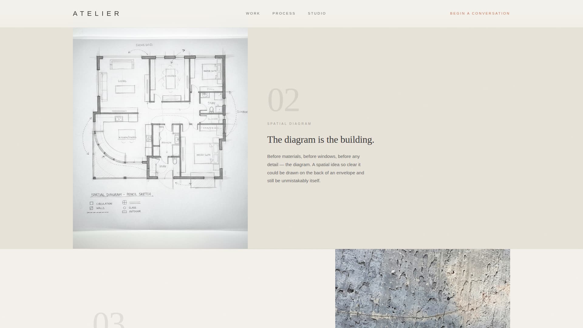 Atelier - Refined Architect Landing Page Template