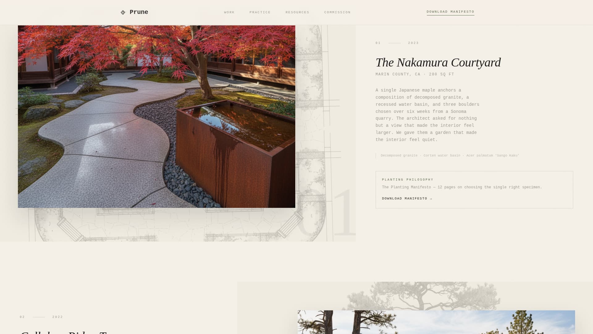 Minimalist Architecture Blog Website Template