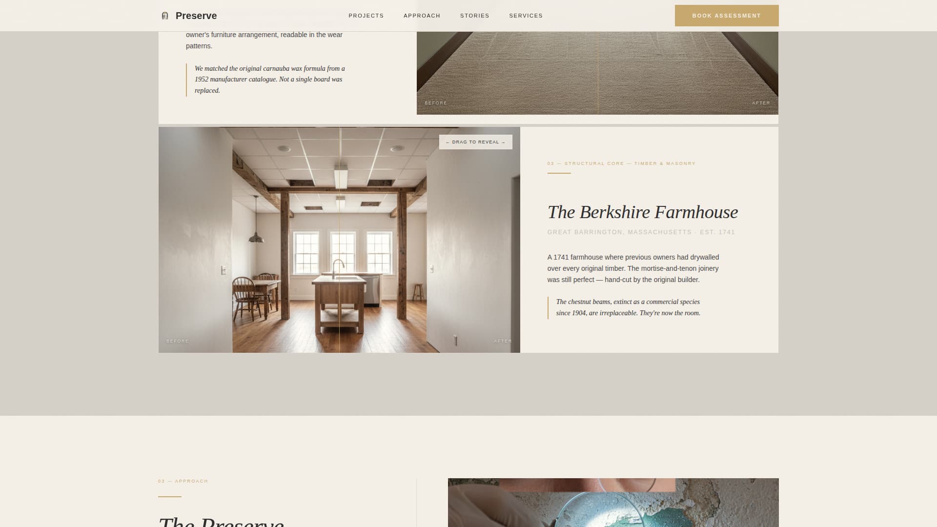 Minimalist Architecture Specialist Booking Website Template