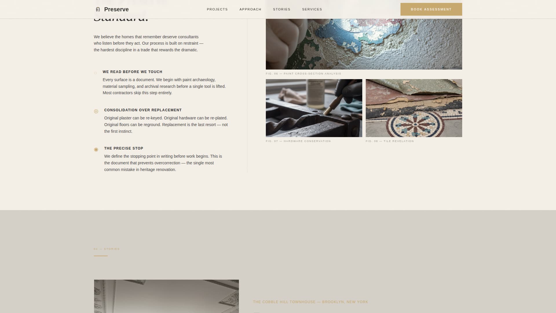Minimalist Architecture Specialist Booking Website Template