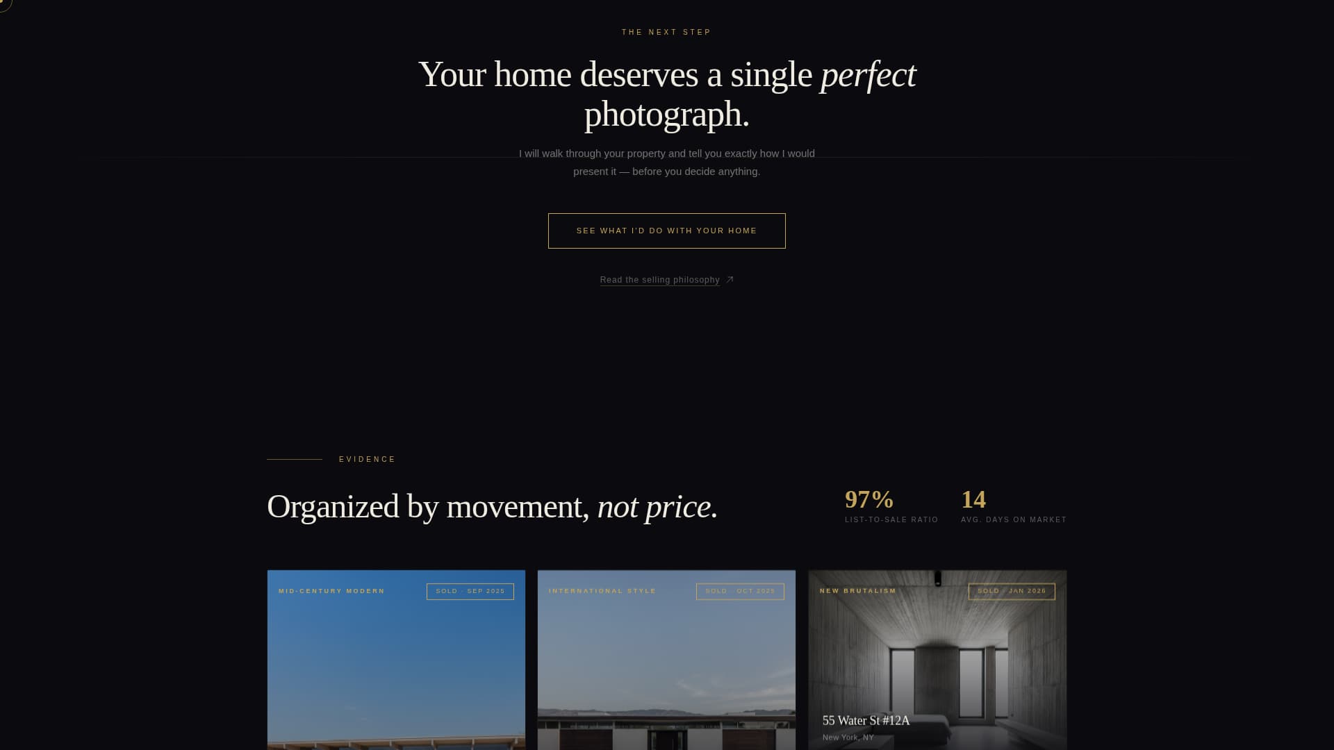 Minimalist Architecture Professional Website Template