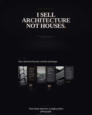 Minimalist Architecture Professional Website Template