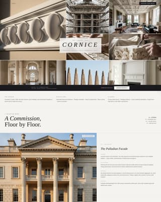 Neo-Classical Architecture Professional Website Template