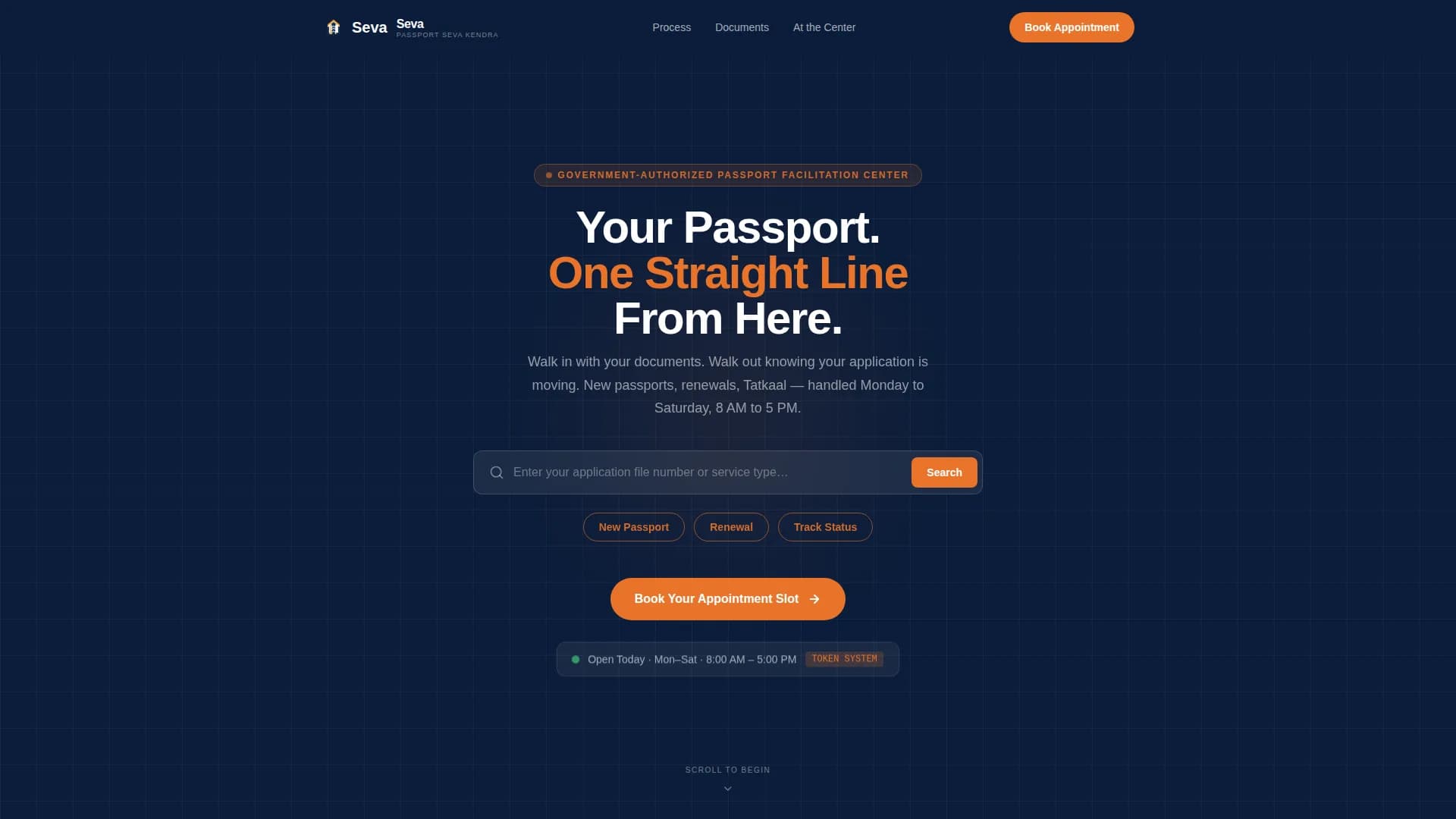 Seva — Instant Visa Documentation Landing Page Template