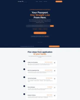 Seva — Instant Visa Documentation Landing Page Template