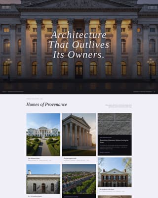 Neo-Classical Architecture Blog Website Template