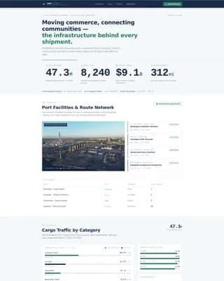 Port Authority Government Professional Website Template