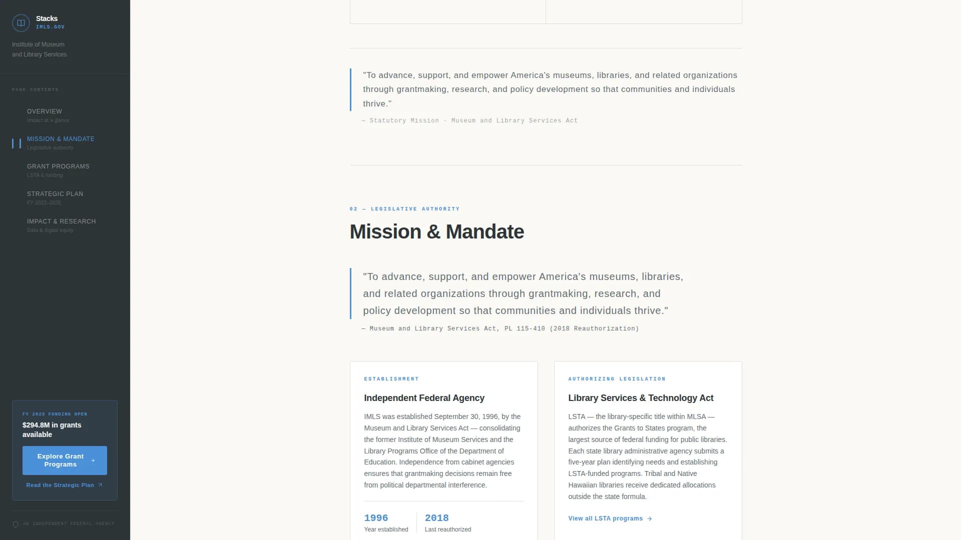 Stacks — Smart Library Navigation Landing Page Template