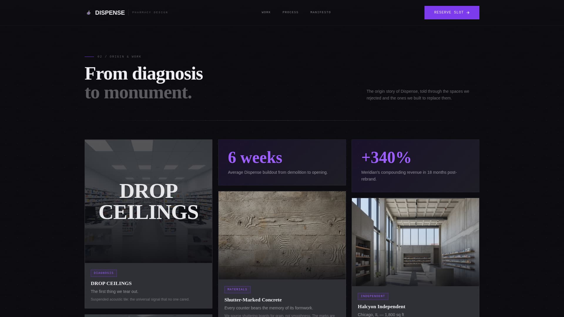 Retail & Commercial Space Design Booking Website Template