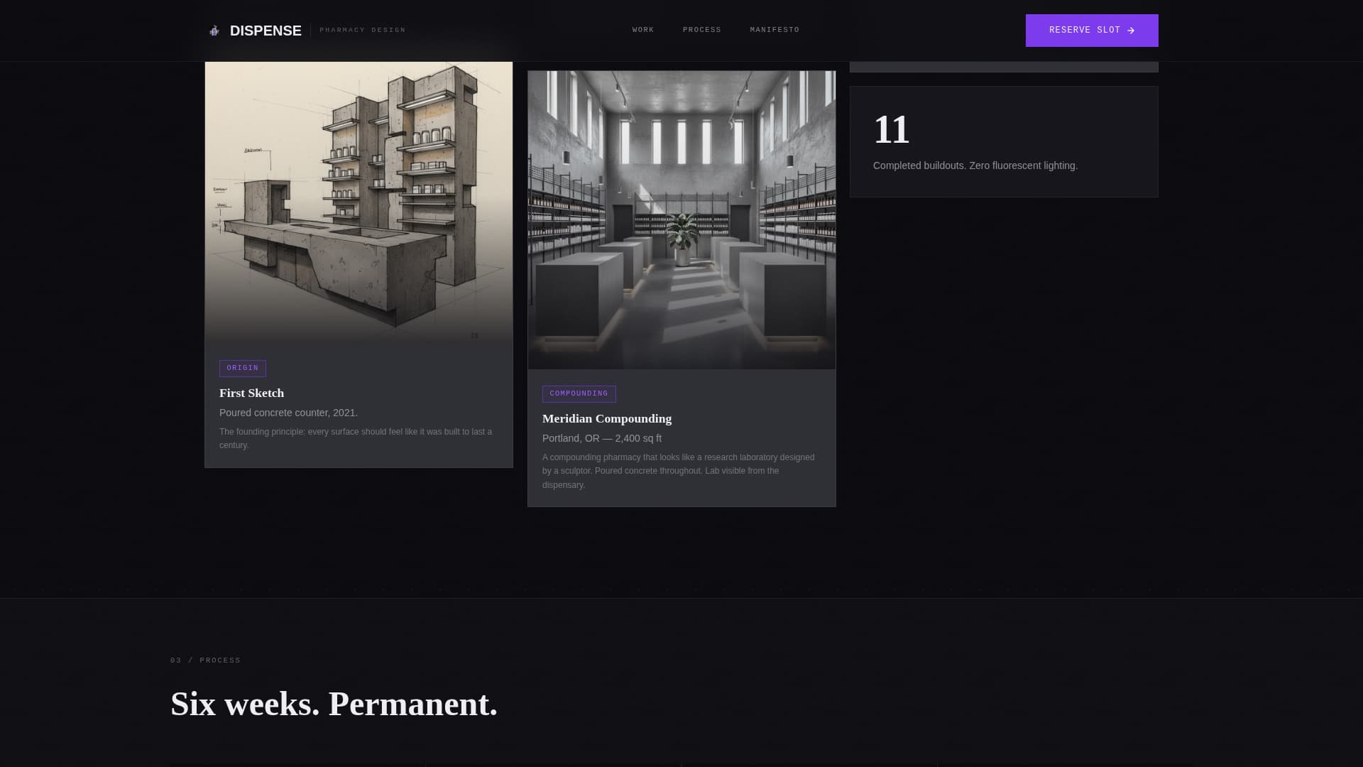 Retail & Commercial Space Design Booking Website Template
