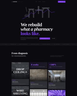 Retail & Commercial Space Design Booking Website Template