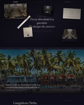 Religious & Cultural Architecture Portfolio Website Template