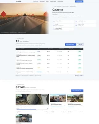 Public Works Government Specialist Professional Website Template