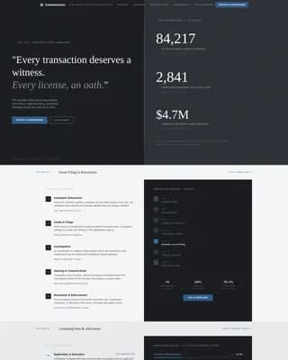 Regulatory & Licensing Professional Website Template