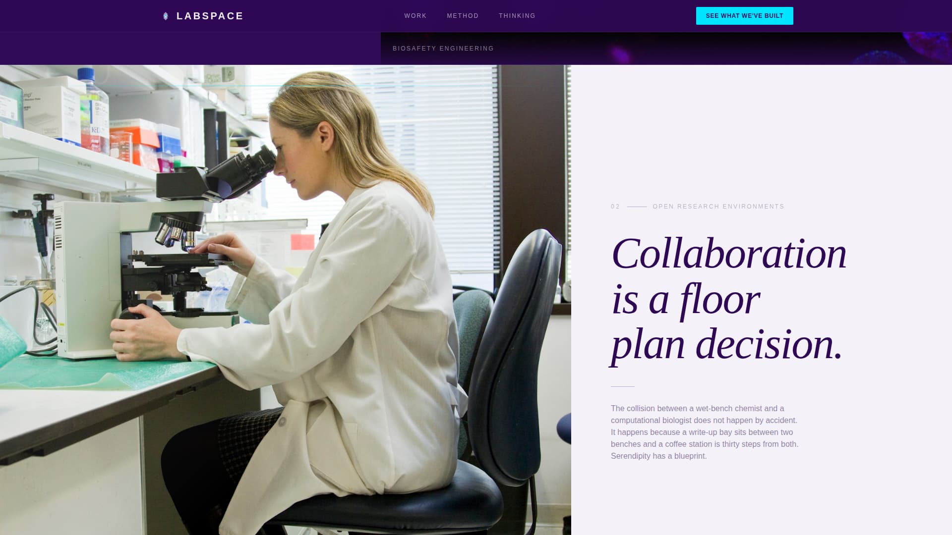 Labspace - Precision R&D Landing Page Template