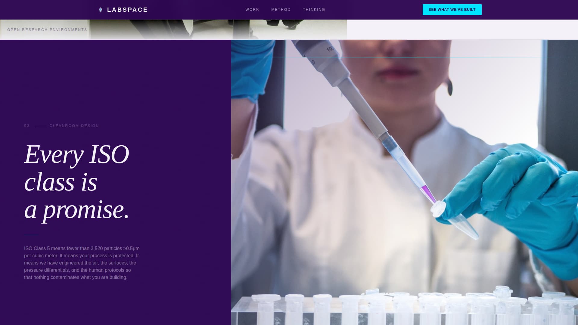 Labspace - Precision R&D Landing Page Template