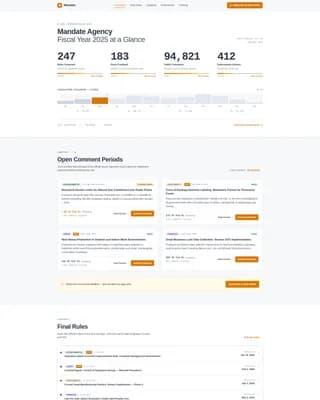 Government Agency & Department Privacy Policy Website Template