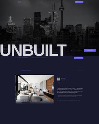 3D Visualization & Rendering Booking Website Template