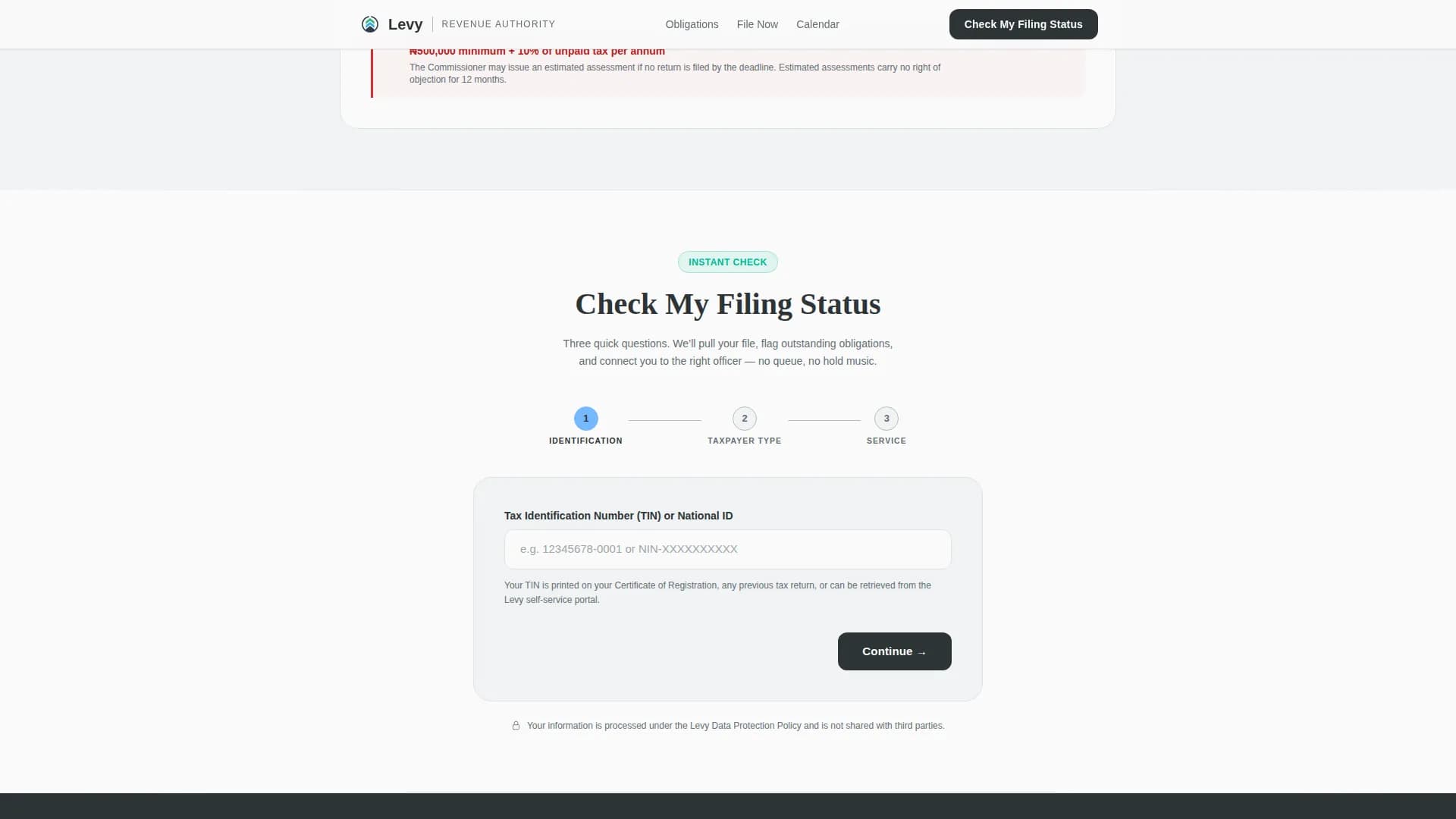 Government Agency & Department Specialist Privacy Policy Website Template