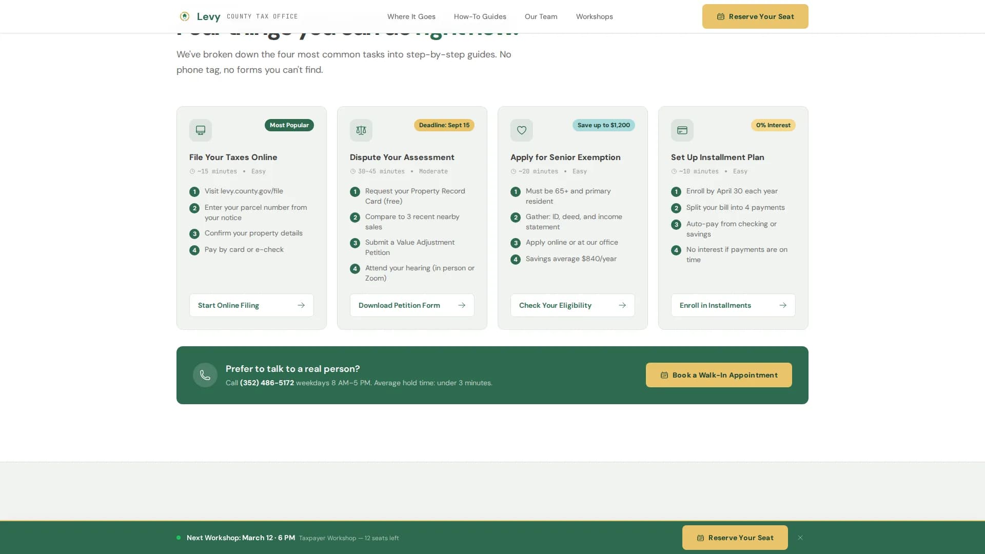 Levy — Transparent Tax Administration Landing Page Template