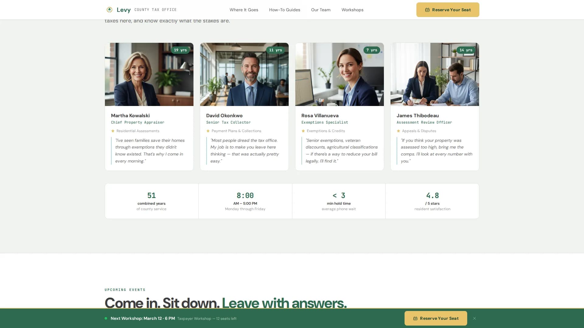 Levy — Transparent Tax Administration Landing Page Template