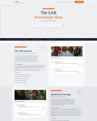Beacon — Responsive Emergency Dispatch Landing Page Template