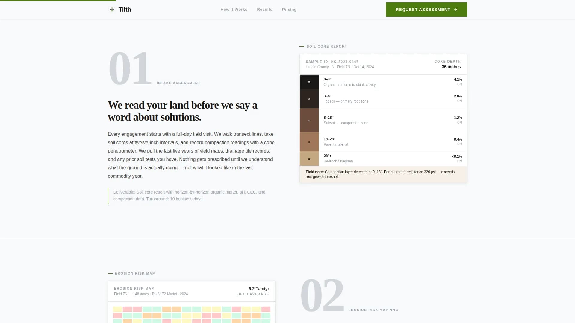 Tilth — Certified Land Stewardship Landing Page Template
