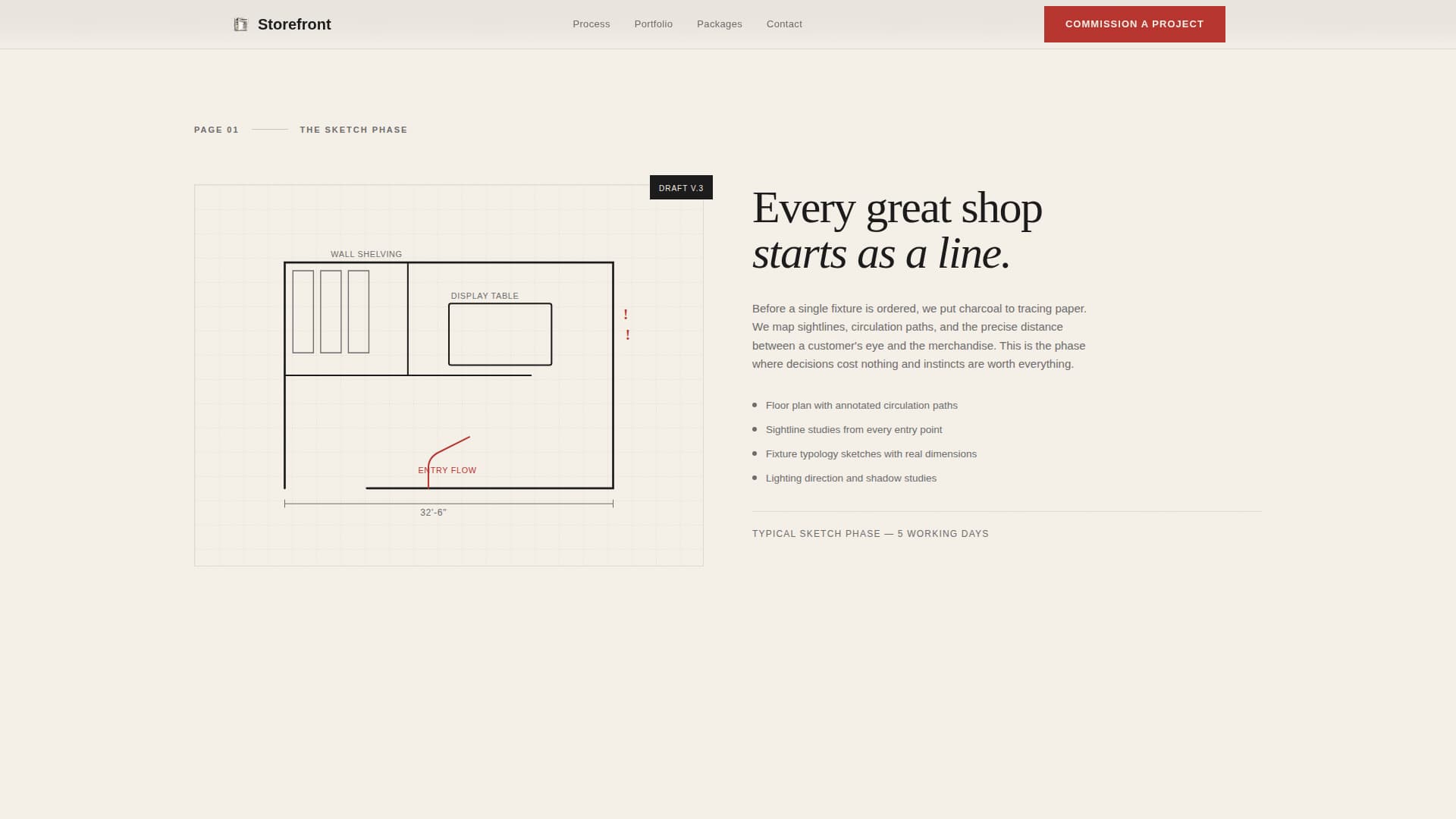 Interior Design Studio Pricing Website Template