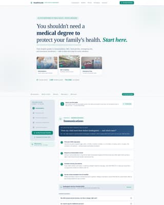 Public Health Department Professional Website Template