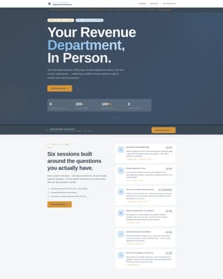 Revenue - Trusted Taxauthority Landing Page Template