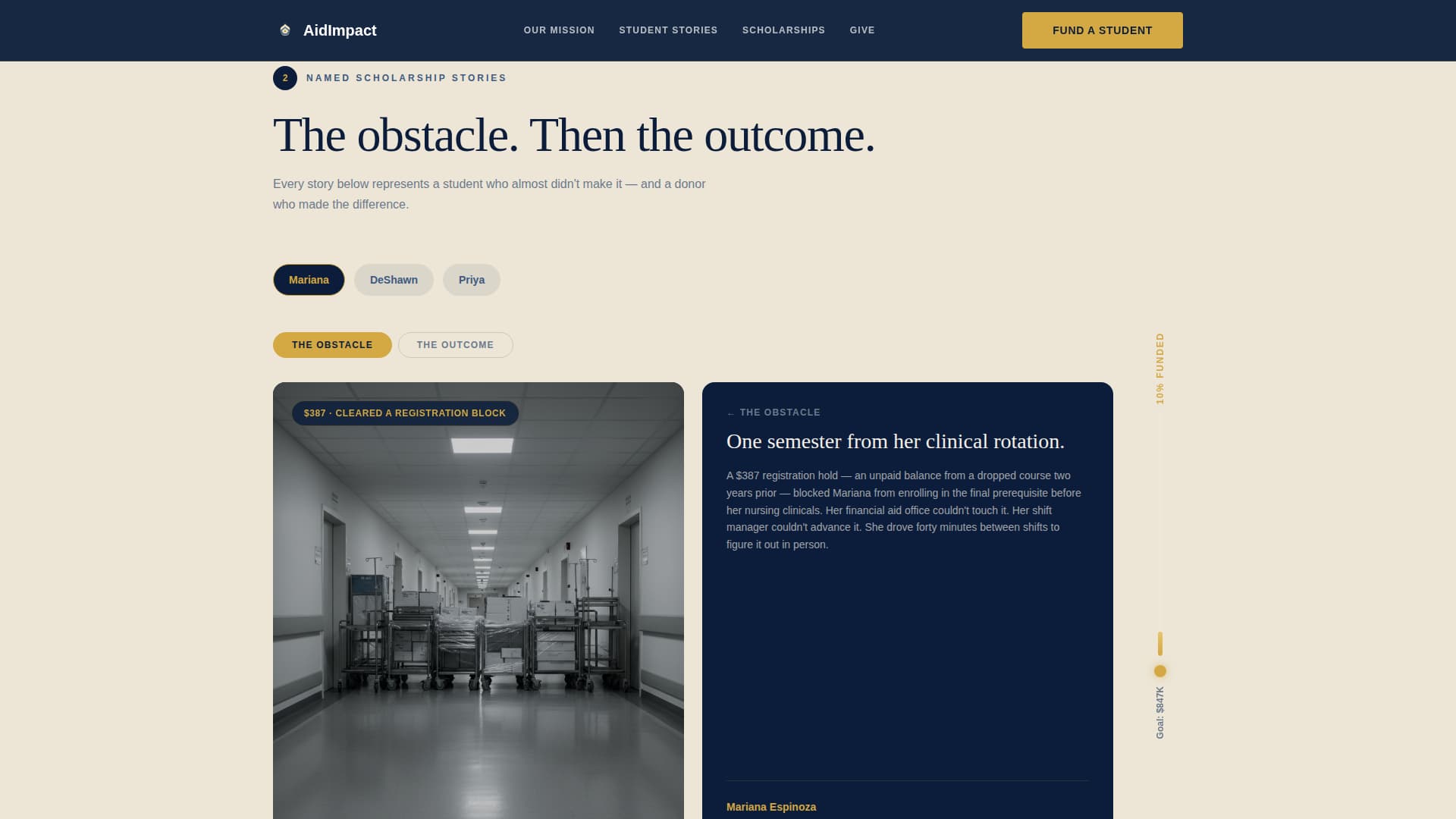 Aid - Urgent Studentaid Landing Page Template