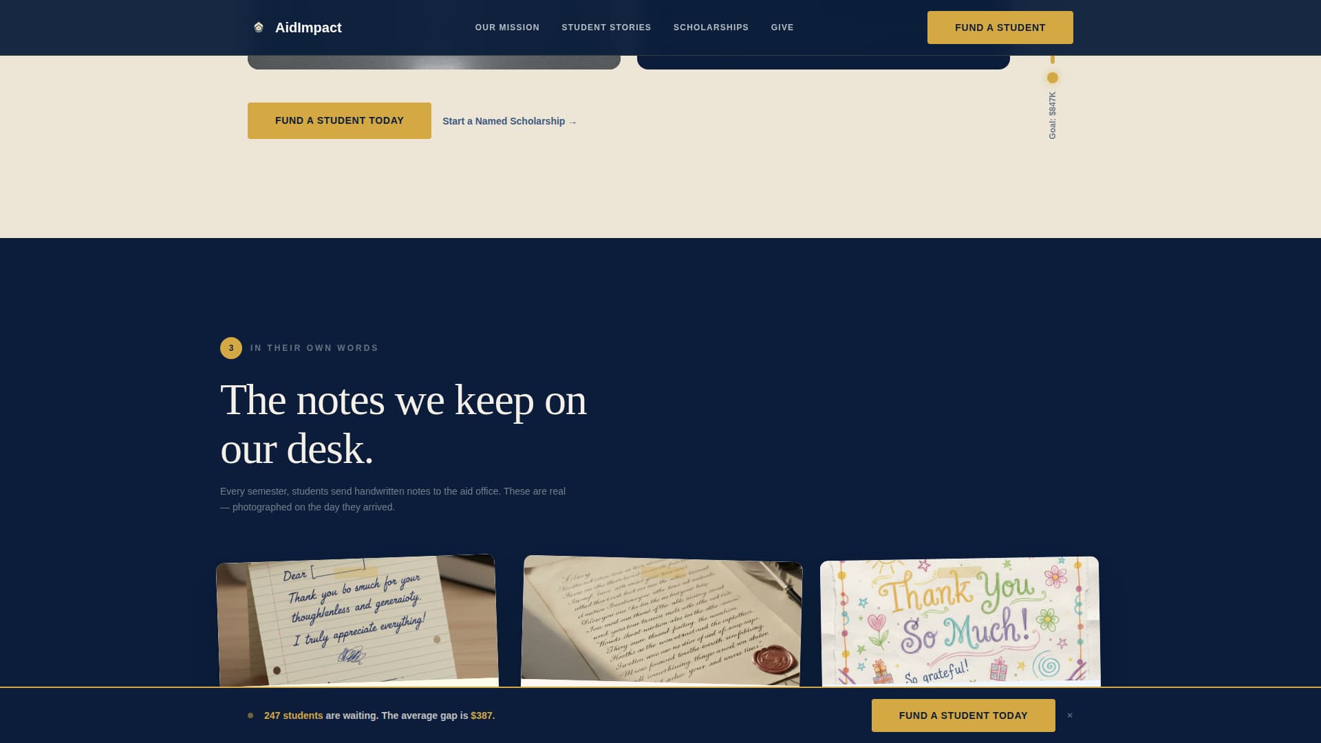 Aid - Urgent Studentaid Landing Page Template