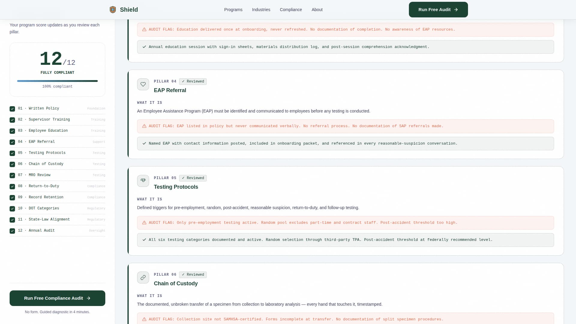 Public Health Department Directory Website Template