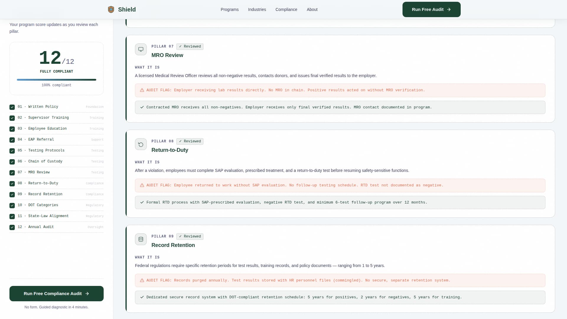 Public Health Department Directory Website Template