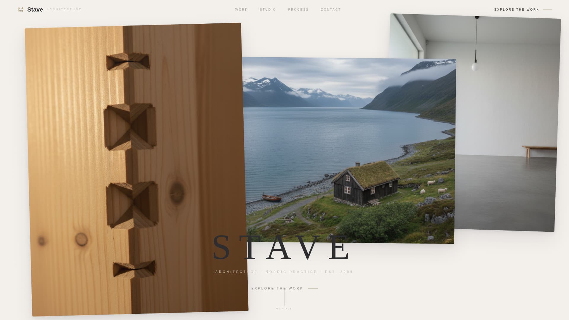 Scandinavian Architecture Professional Website Template