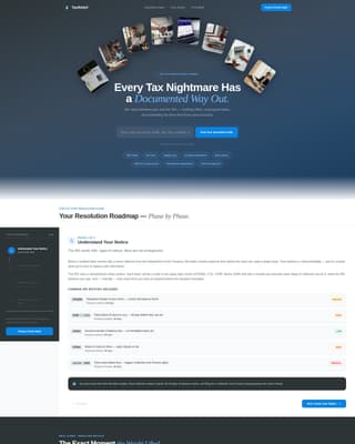 Revenue & Tax Authority Specialist Professional Website Template