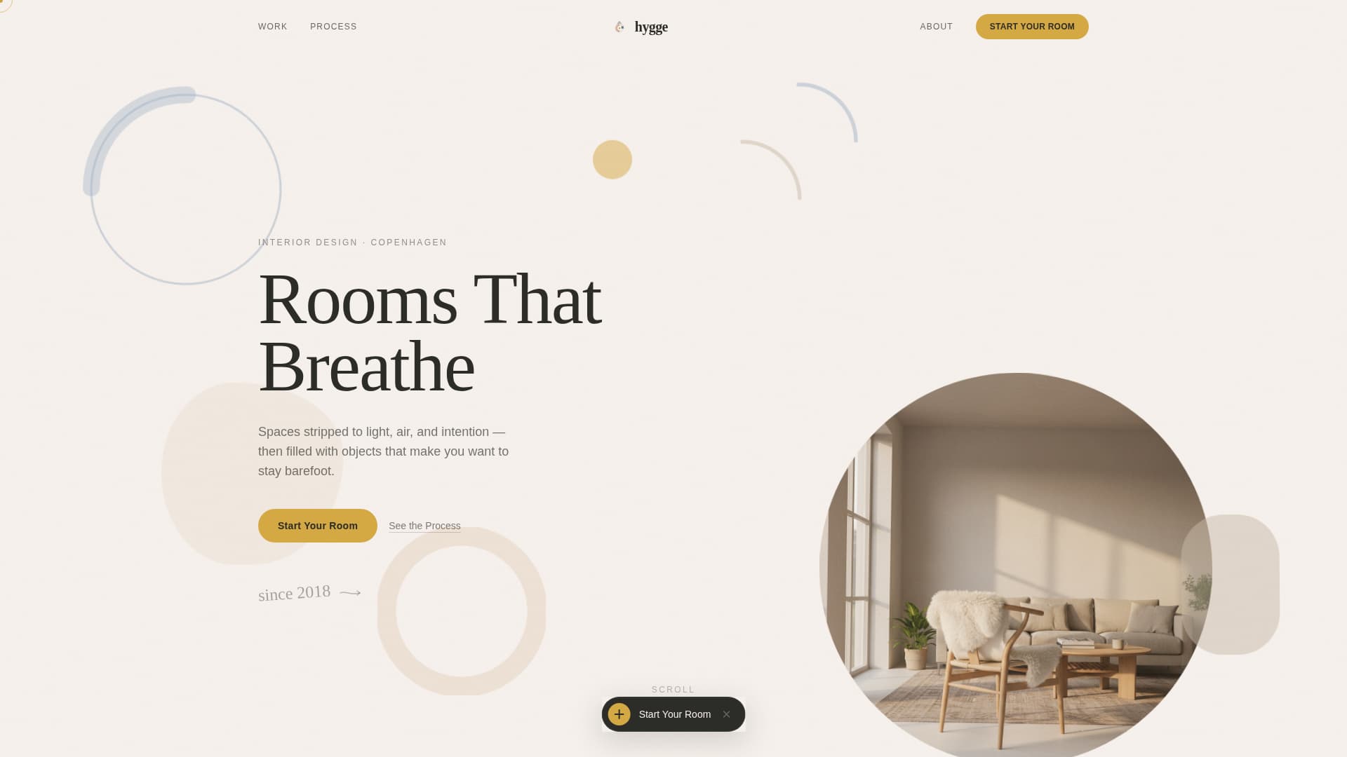 Scandinavian Architecture Booking Website Template