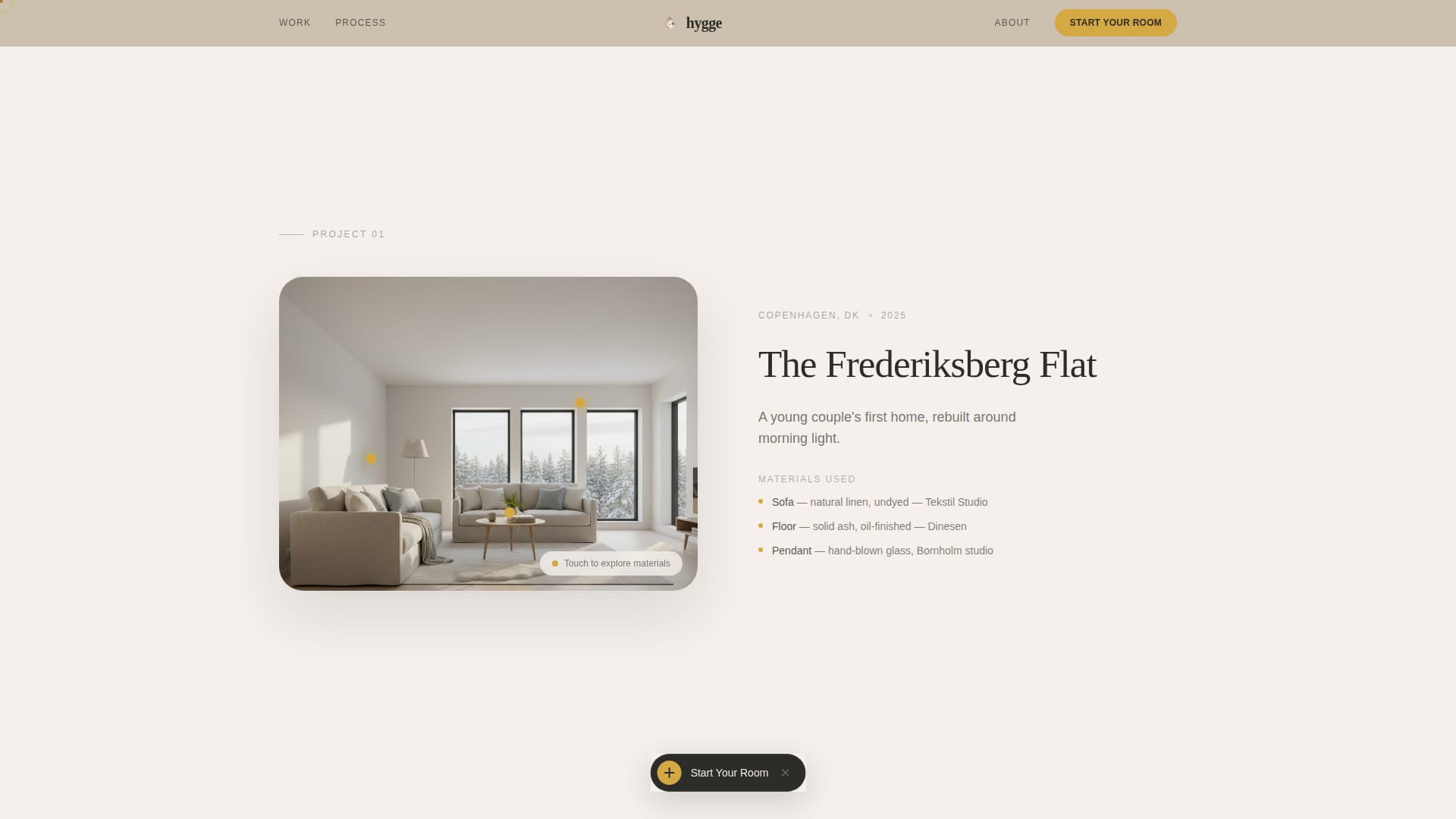 Scandinavian Architecture Booking Website Template