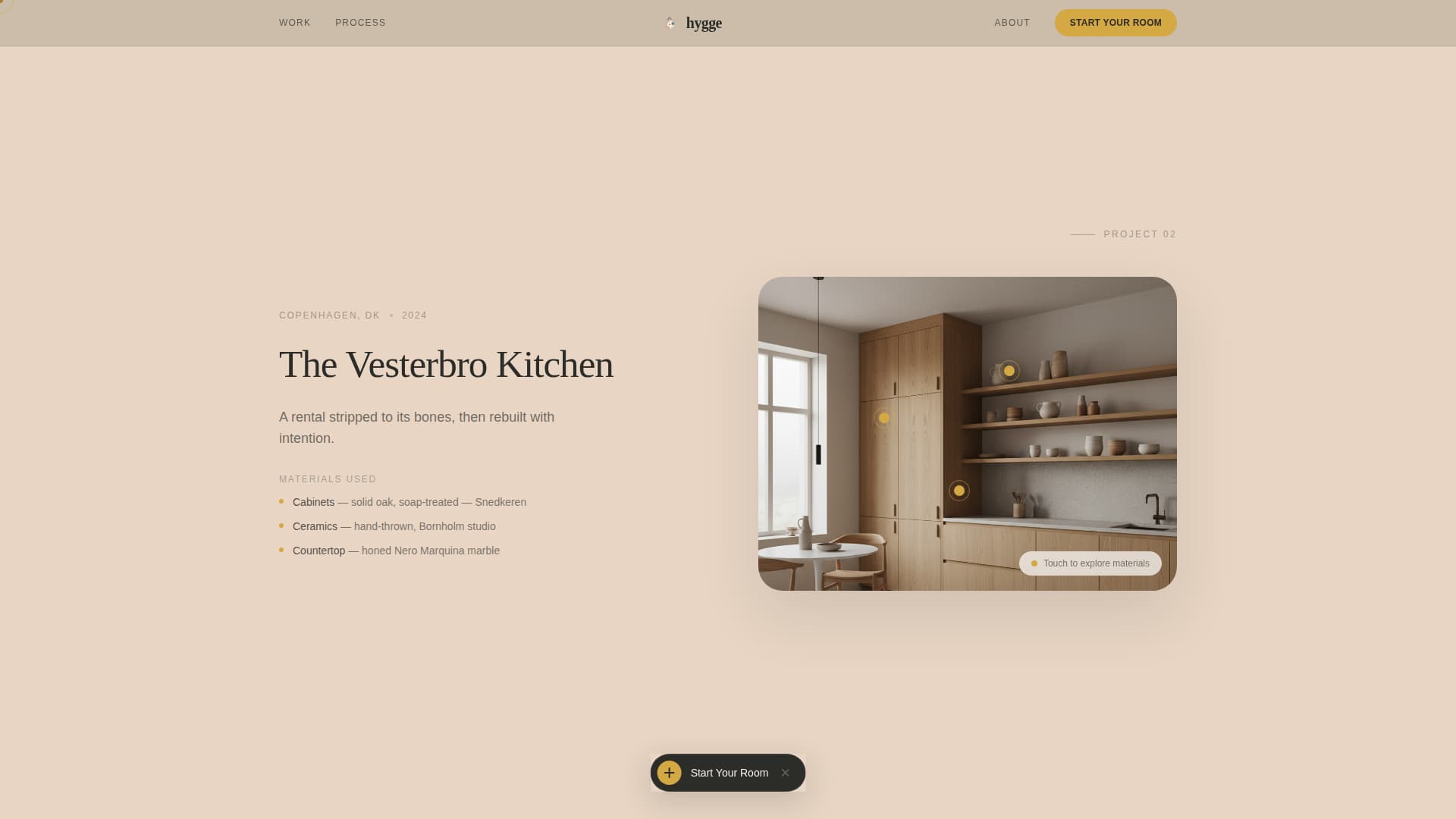 Scandinavian Architecture Booking Website Template