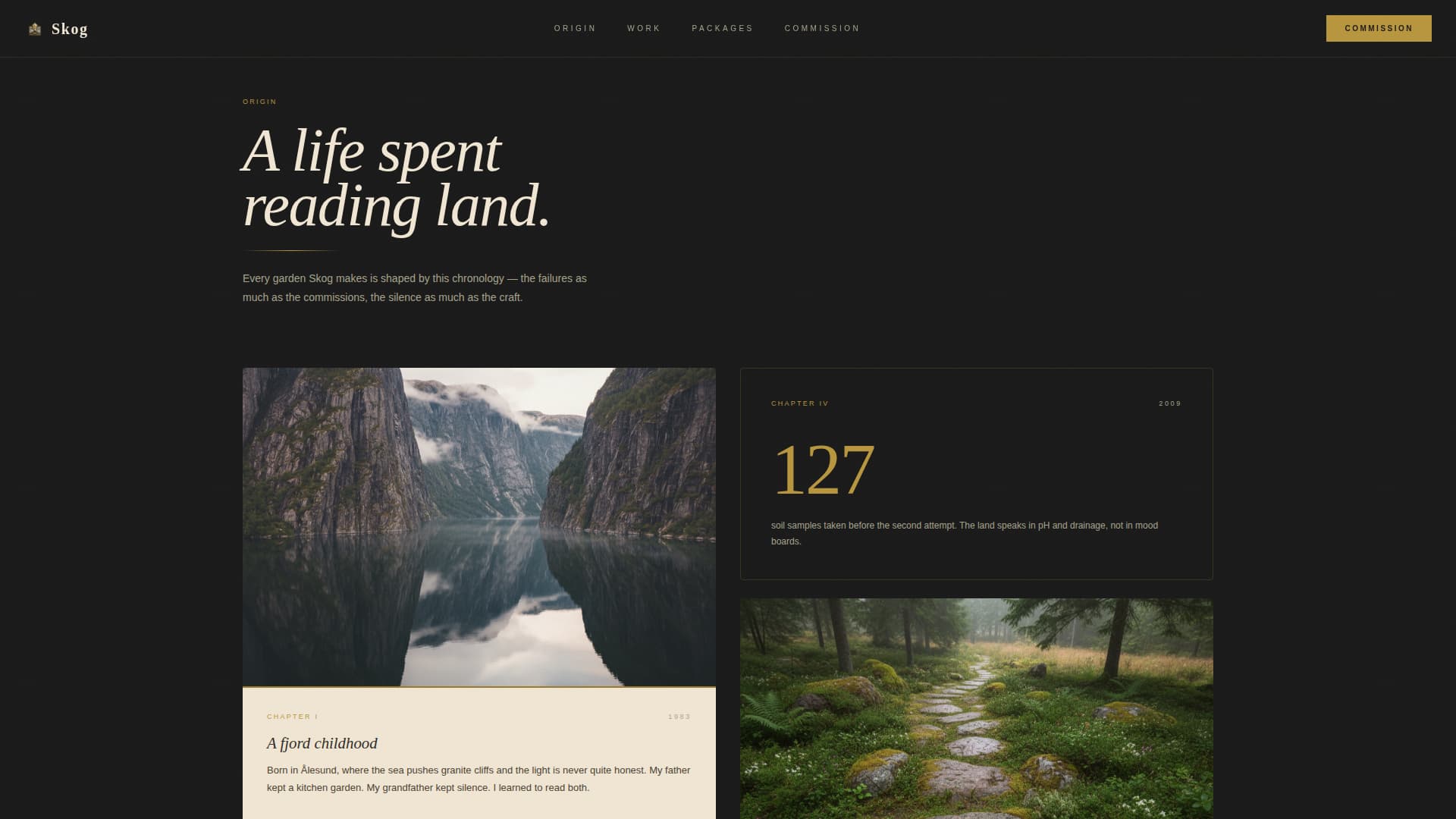 Scandinavian Architecture Pricing Website Template
