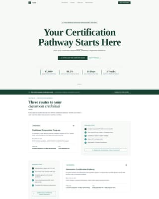 Education Department Professional Website Template