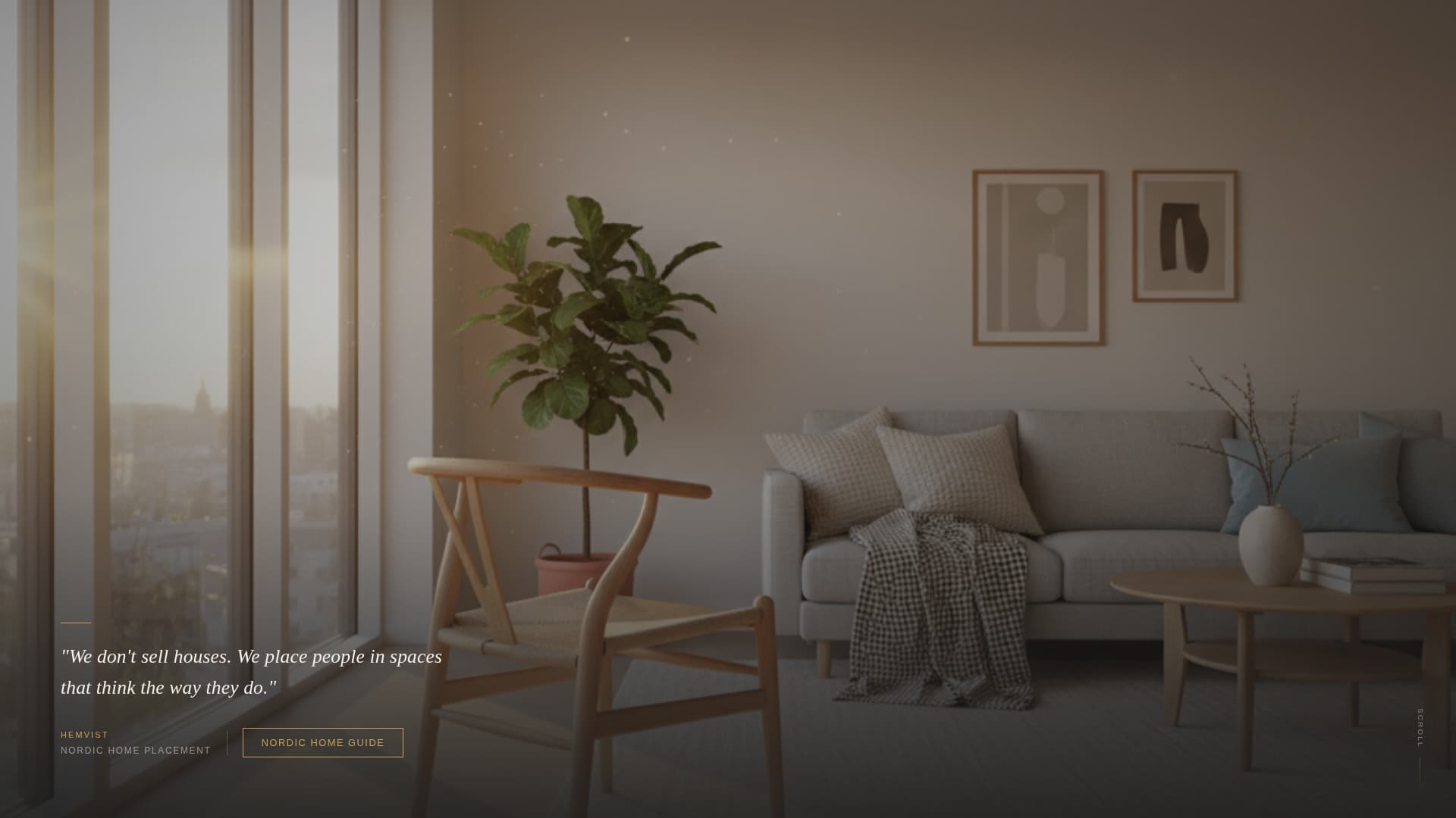 Hemvist - Refined Scandinavian Realtor Landing Page Template